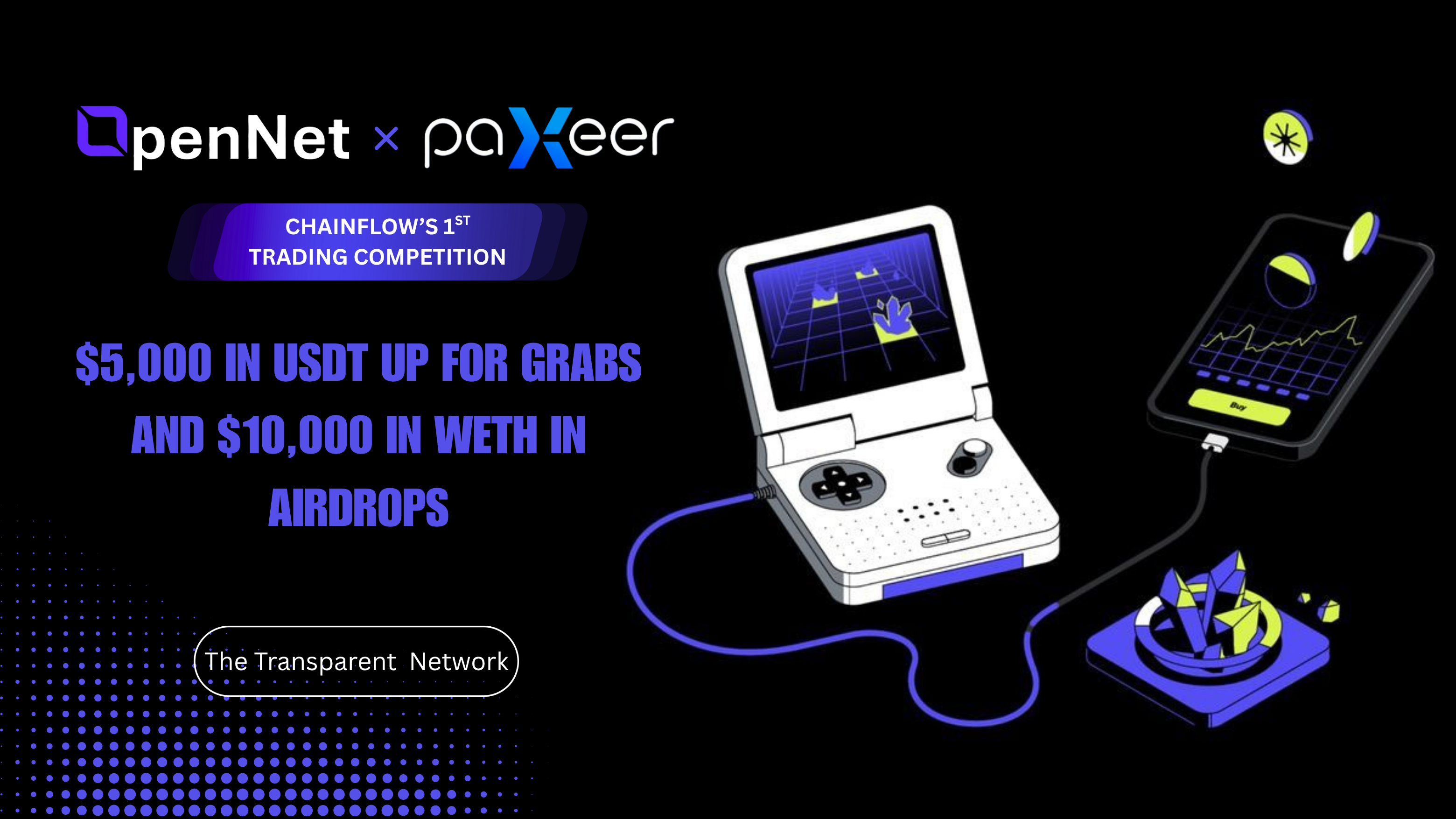 ChainFlow Trading Competition - $5,000 USDT and $10,000 WETH in prizes